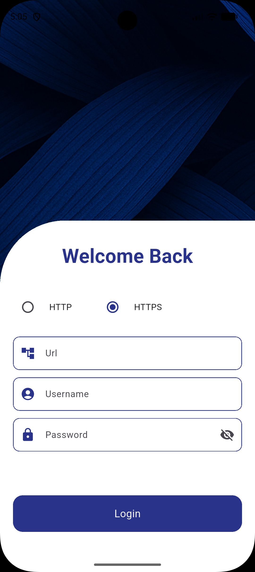 Login Screen