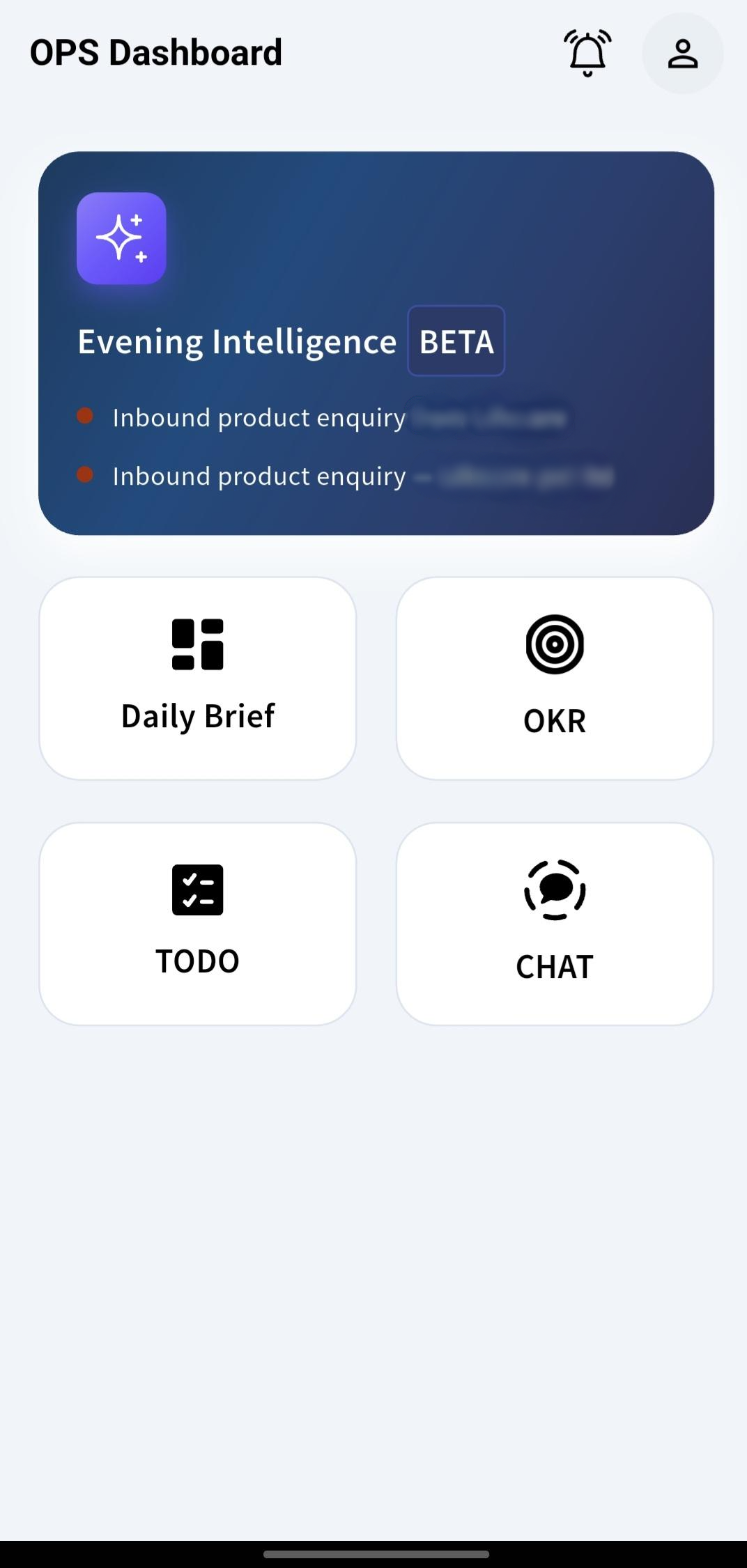 Dashboard Screen