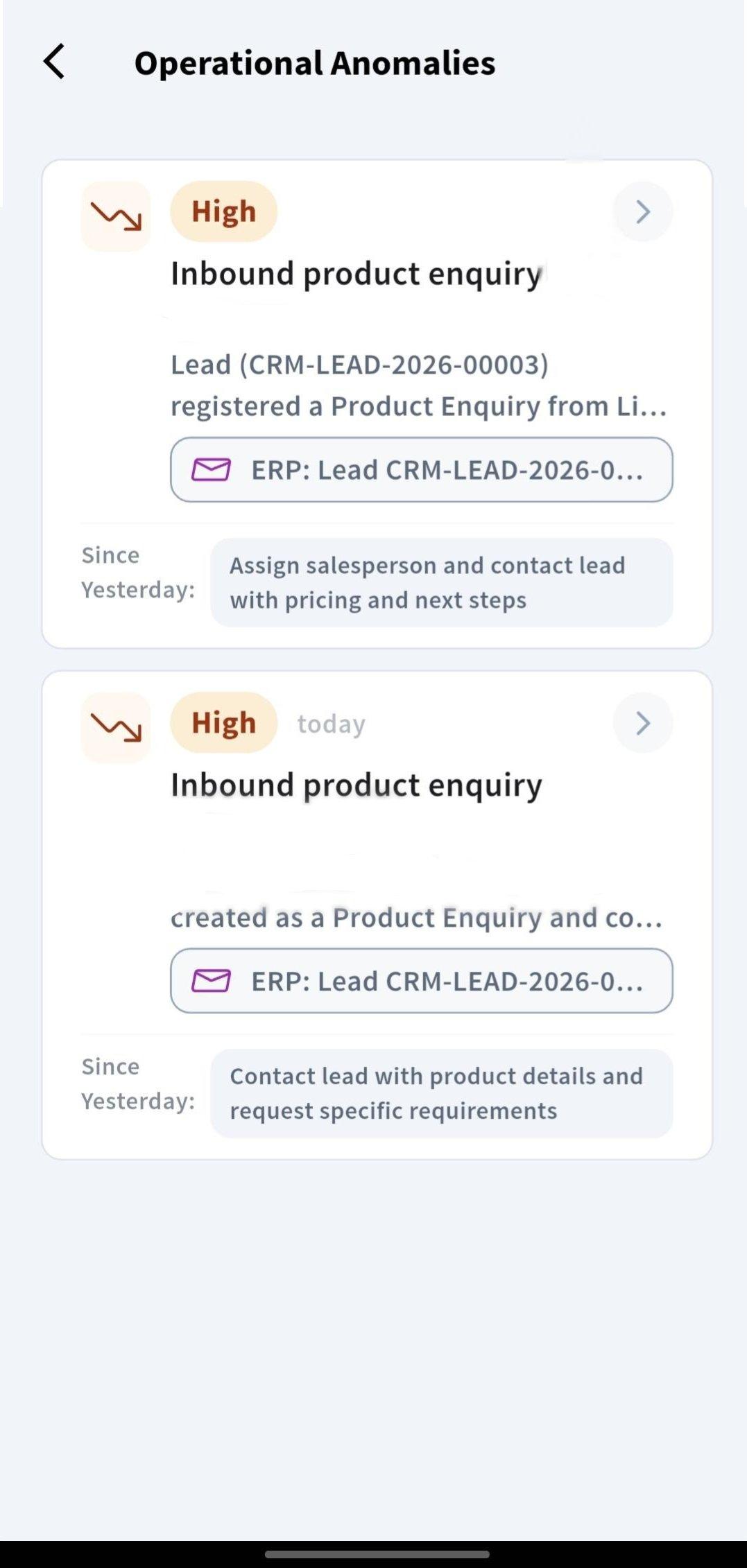 Workflow Screen